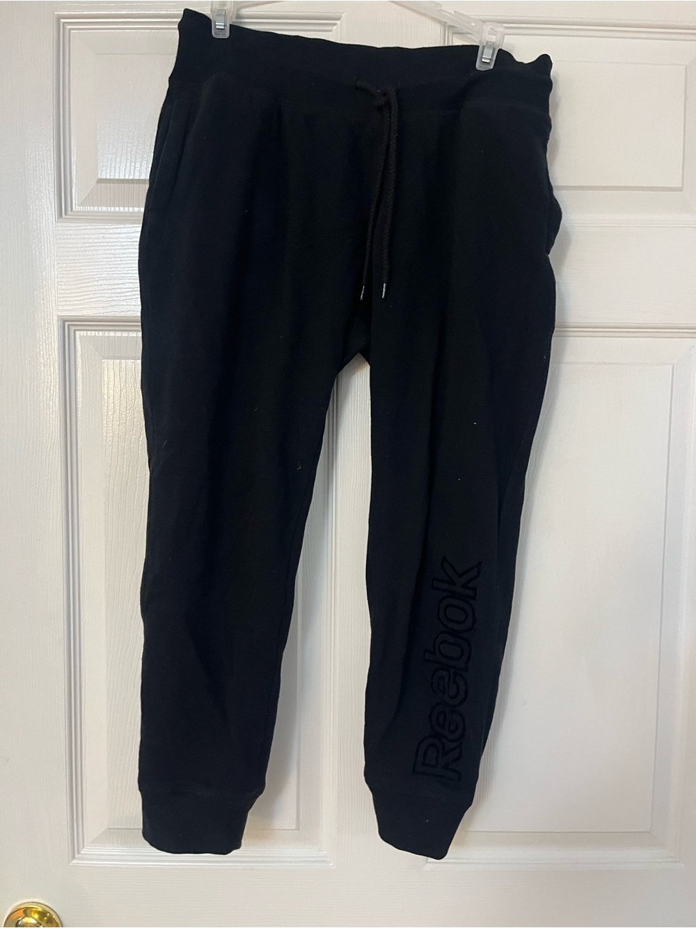 Reebok Black Jogger Sweatpants